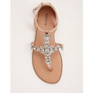 Torrid Gemstone Sandals Size 13w